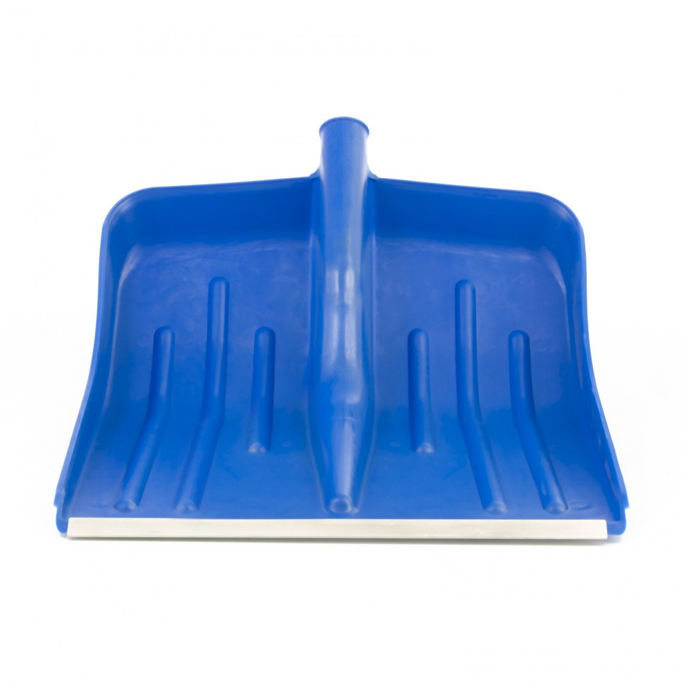 Лопата для уборки снега пластиковая, синяя, 420 х 425 мм, без черенка, Россия, Сибртех - фото 4 - id-p92963398