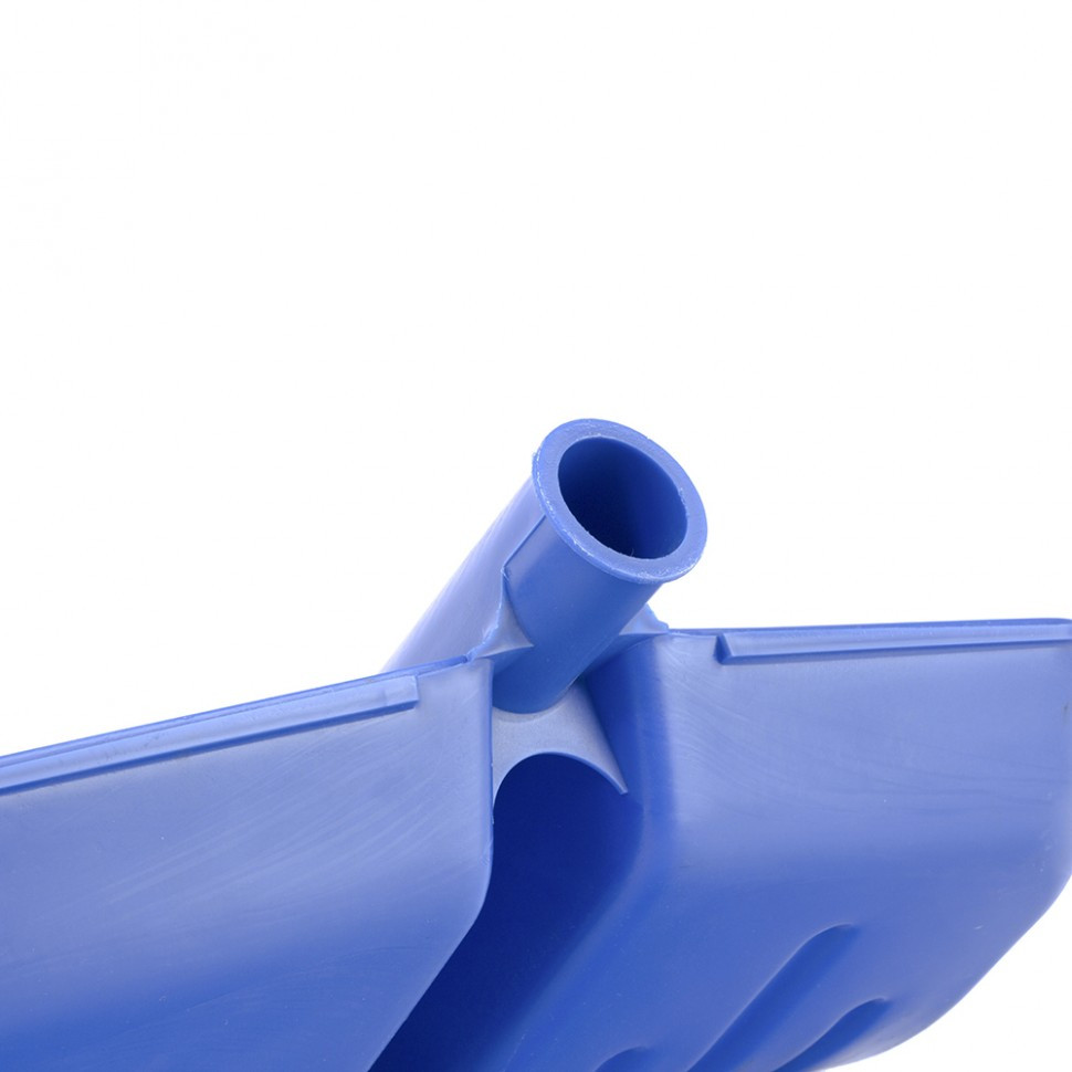 Лопата для уборки снега пластиковая, синяя, 420 х 425 мм, без черенка, Россия, Сибртех - фото 1 - id-p92963398