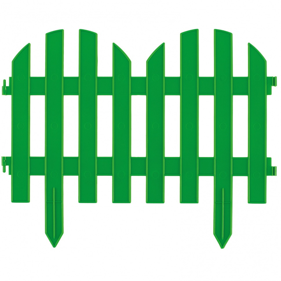 Забор декоративный "Романтика", 28 х 300 см, зеленый, Россия, Palisad - фото 1 - id-p92963761