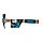 Молоток-гвоздодер, 450 г, угол 75, магнит, обрезиненная рукоятка American hickory GROSS, фото 6