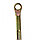 Ключ накидной, 8 х 10 мм, желтый цинк Сибртех, фото 3