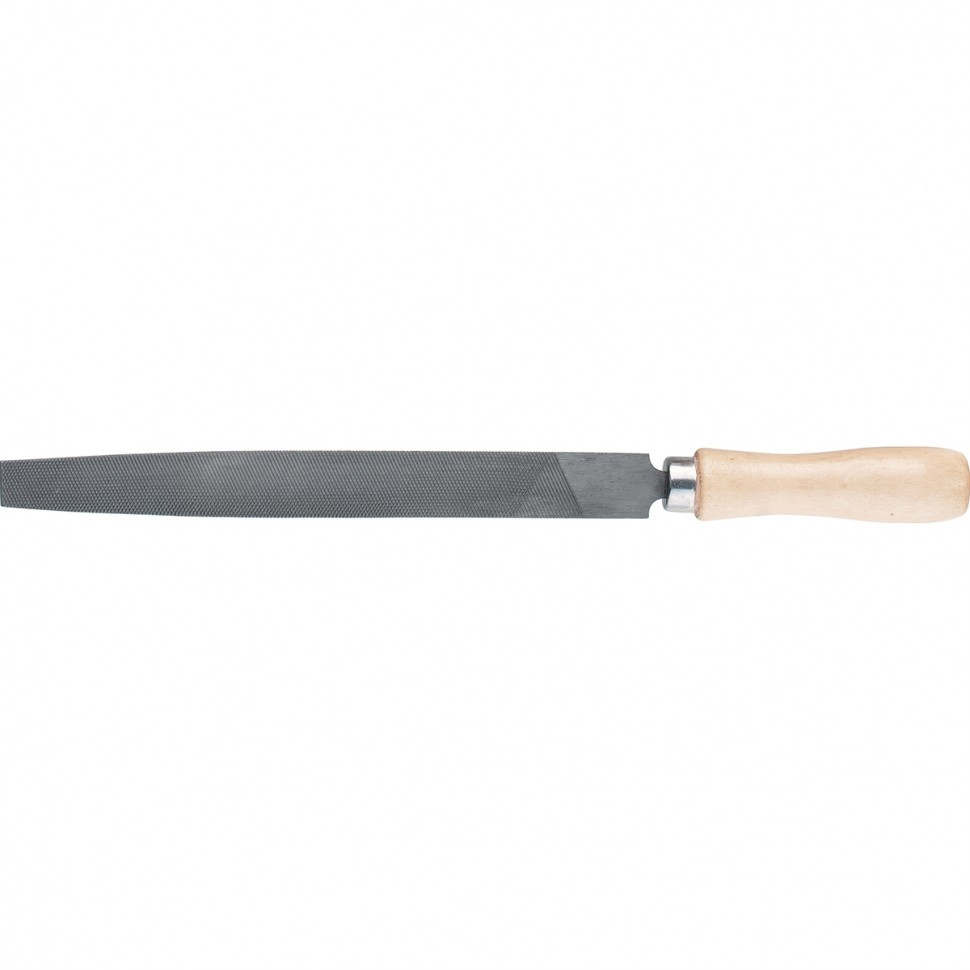 Напильник плоский, 200 мм, деревянная ручка Сибртех - фото 1 - id-p92966220