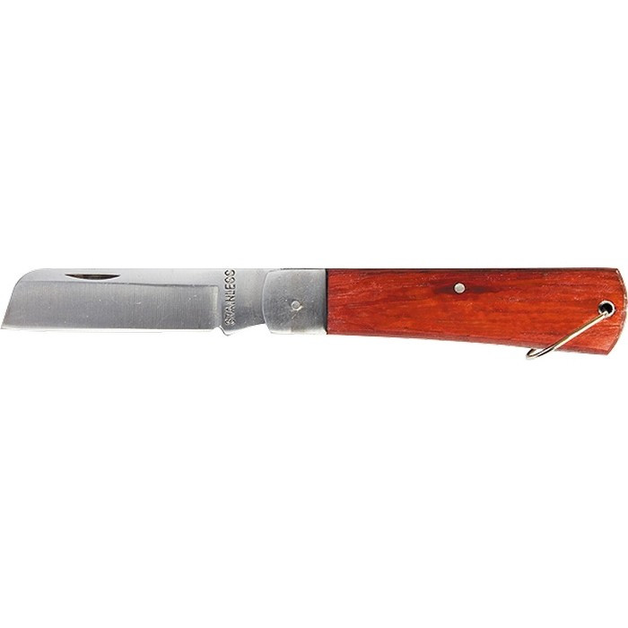 Нож складной, 200 мм, прямое лезвие, деревянная ручка Sparta - фото 1 - id-p92971362