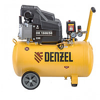 Компрессор воздушный DK1500/50, Х-PRO 1.5 кВт, 230 л/мин, 50 л Denzel