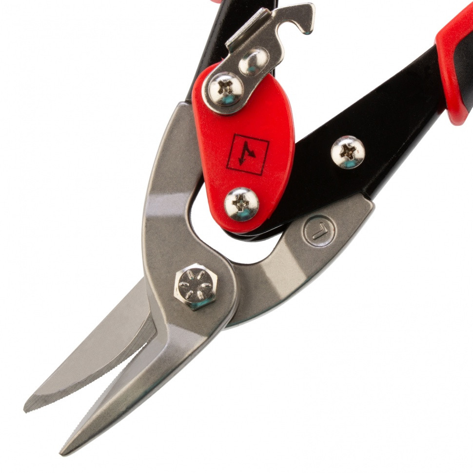 Ножницы по металлу, 250 мм, левый рез, сталь CRMO, двухкомпонентные рукоятки, PRO Matrix - фото 5 - id-p92971264