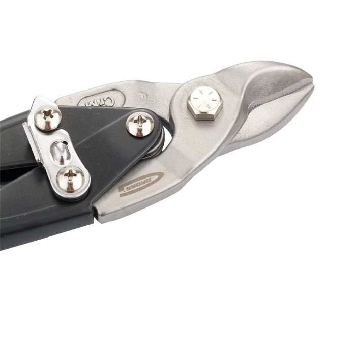 Ножницы по металлу "Piranha", 230 мм, прямой усиленный рез (Bulldog), сталь СrMo, двухкомпонентная рукоятка-ки - фото 4 - id-p92971265