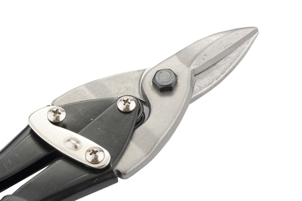 Ножницы по металлу, 250 мм, пряморежущие, для тонкого металла, обрезиненные рукоятки Matrix - фото 2 - id-p92971267