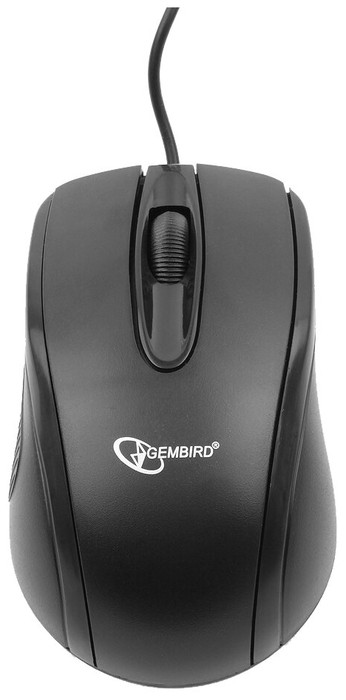Проводная мышь Gembird MUSOPTI8-801U, черный, фото 1