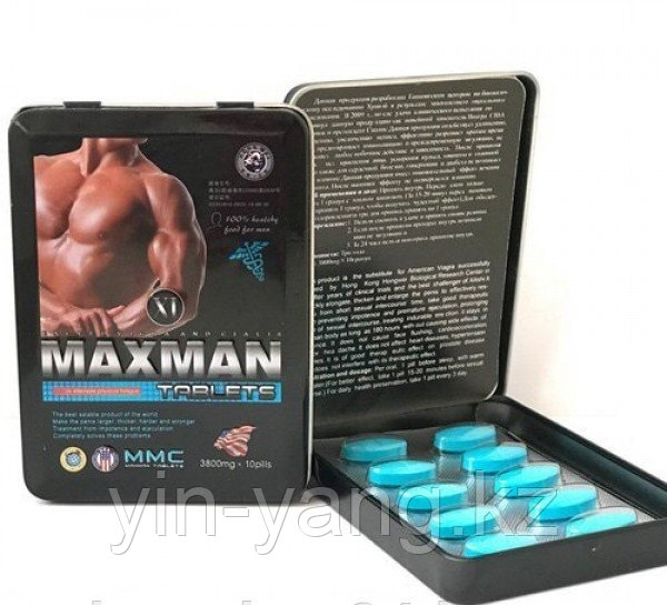 Препарат Настоящий Maxman IV (Максмен 4), 10 таблеток