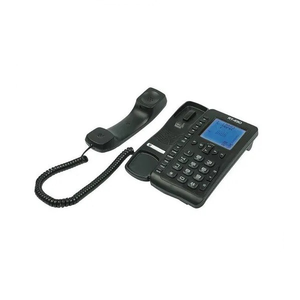 Телефон проводной Ritmix RT-490 черный - фото 2 - id-p92975062