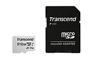 Карта памяти Transcend MicroSD 512GB Class 10 U3 A1 TS512GUSD300S-A
