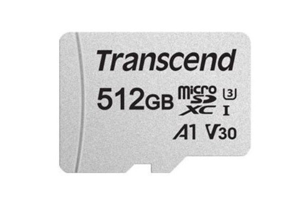 Карта памяти Transcend MicroSD 512GB Class 10 U3 A1 TS512GUSD300S-A - фото 2 - id-p92975212