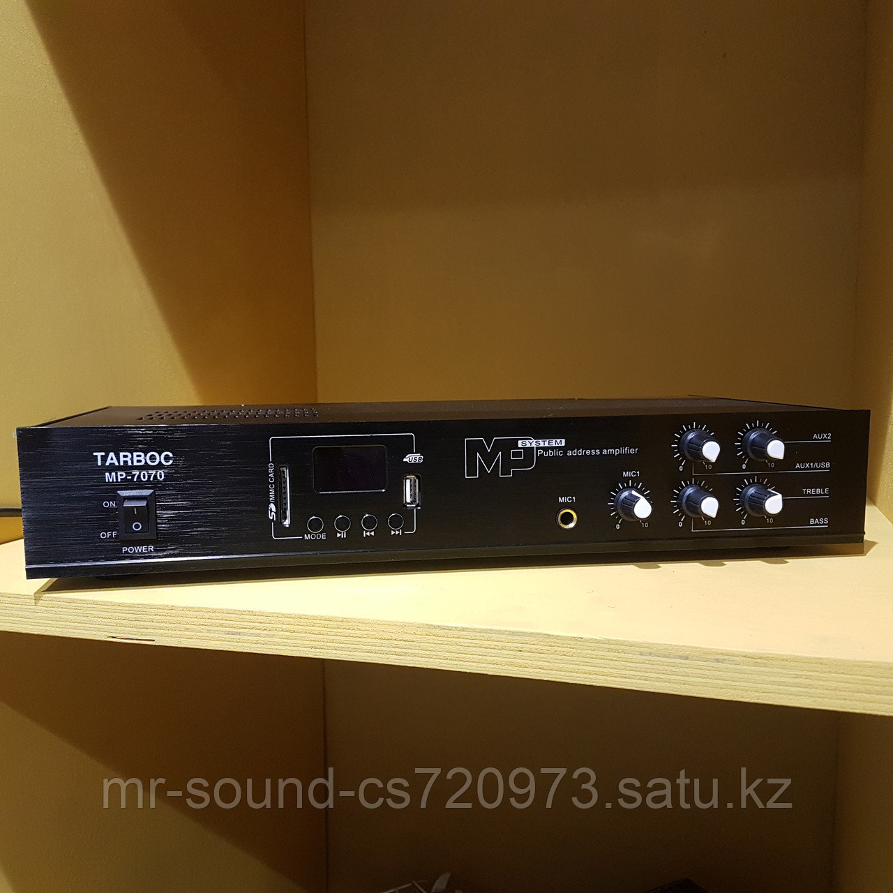 Усилитель звука "TARBOC" (MP-7070L) 70 wt (aux,mp3)
