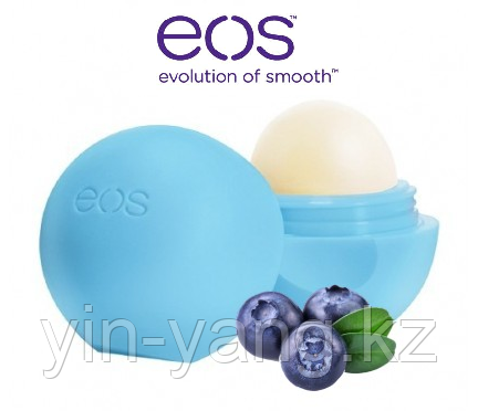 Бальзам для губ EOS черника (голубой), 15 г - фото 1 - id-p92975627