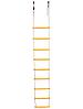 Лестница веревочная 9 перекладин D25 мм, желтая