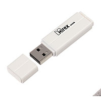 Флешка Mirex LINE WHITE, 64 Гб, USB2.0, чт до 25 Мб/с, зап до 15 Мб/с, белая