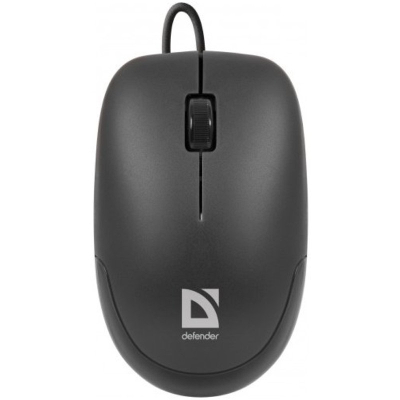 Мышь проводная Defender Datum MM-010 черный, фото 1