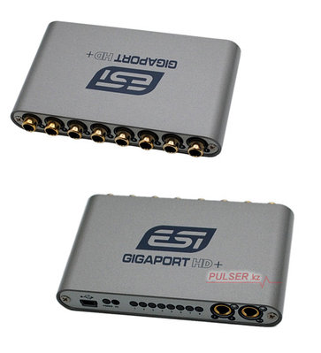Звуковая карта ESI Gigaport HD+ SB 8 out (7.1), 2 stereo headphone out, 24bit/96kHz, USB, retail