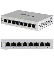 Сетевой коммутатор Ubiquiti UniFi US-8 Switch 8 port 10/100/1000 Mbit, 2SFP, rack