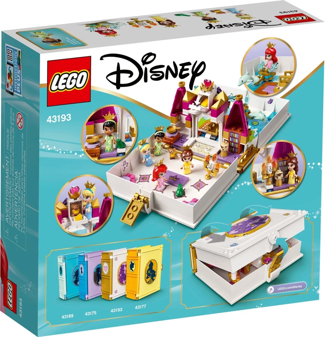 43193 Lego Disney Princess Ариэль Белле, Золушка және Тиана, Лего ханшайымының ертегідегі шытырман оқиғалар кітабы - фото 2 - id-p92994742