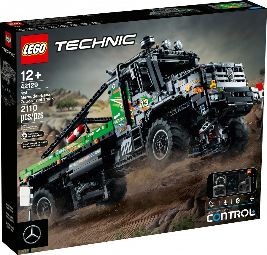 42129 Lego Technic Полноприводный грузовик-внедорожник Mercedes-Benz Zetros, Лего Техник