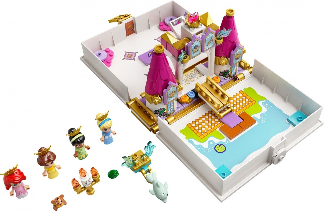 43193 Lego Disney Princess Книга сказочных приключений Ариэль Белль, Золушки и Тианы, Лего Принцессы - фото 3 - id-p93017849