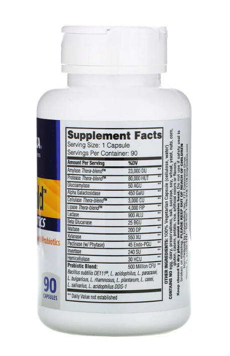 Enzymedica, Digest Gold + пробиотики, 90 капсул. - фото 2 - id-p93018241