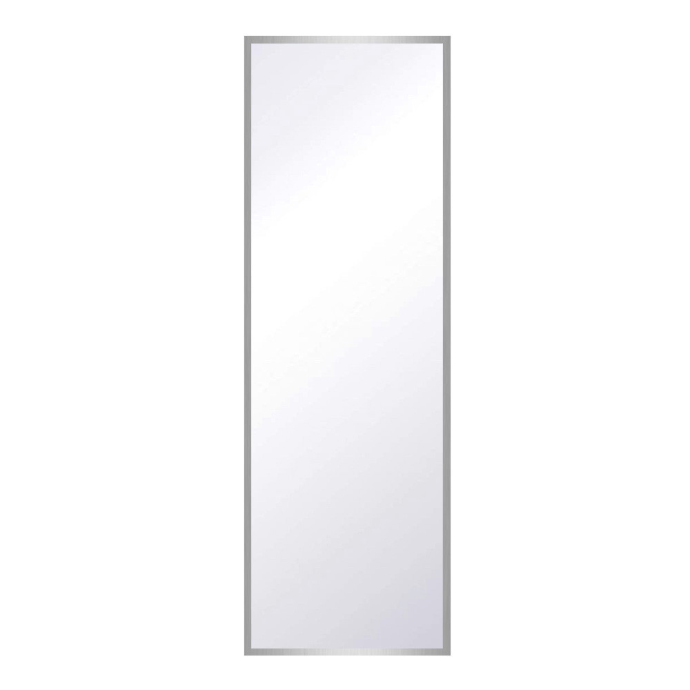 Прямоугольное зеркало в серебристой металлической раме SILVERFRAME 600х1800мм