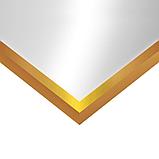 Прямоугольное зеркало в золотистой металлической раме GOLDFRAME 600х1800мм, фото 3