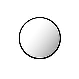 Argoblack, Зеркало круглое в черной раме МДФ, d= 703 мм, фото 2