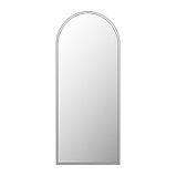 Арочное зеркало в серебристой деревянной раме ARKAMIRROR 1600х550мм, фото 2