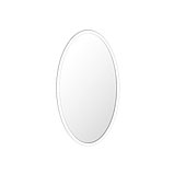Овальное зеркало в белой деревянной раме EVEREST 951х541мм, фото 2