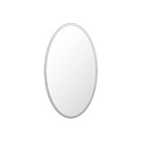 Овальное зеркало в серебристой деревянной раме EVEREST 1000х590мм, фото 2