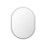 Капсульное зеркало в серебристой деревянной раме LANTI 840х650мм, фото 2