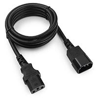 Кабель питания сист.блок-монитор Cablexpert PC-189-1-1.8M 1.8м C13-C14 3x1кв.мм. черный с зазем TAK20851 Кабель питания сист.блок-монитор Cablexpert PC-189-1-1.8M 1.8м C13-C14 3x1кв.мм. черный с зазем