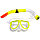 Набор для плавания Seals (дыхательная трубка и маска) желтый 00298, фото 2