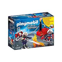 Конструктор Playmobil Пожарная служба: Пожарные с водяным насосом 9468 9468 Конструктор Playmobil Пожарная служба: Пожарные с водяным насосом 9468