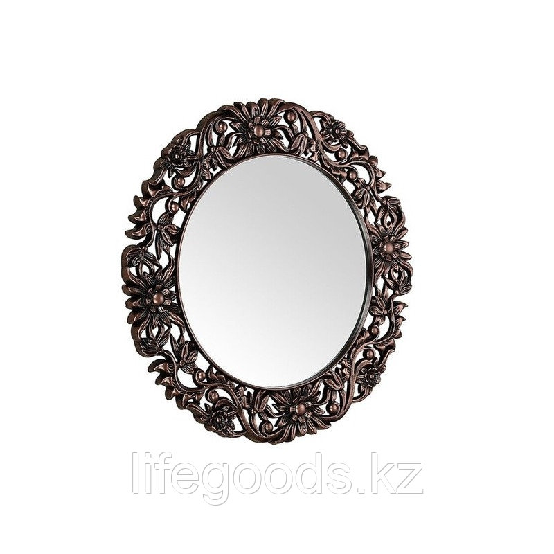 Круглое зеркало настенное 86х86 см, медный CLK899 - фото 1 - id-p93025032
