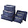Дорожный набор органайзеров водонепроницаемые 6 в 1 Laundry pouch travel синие, фото 4