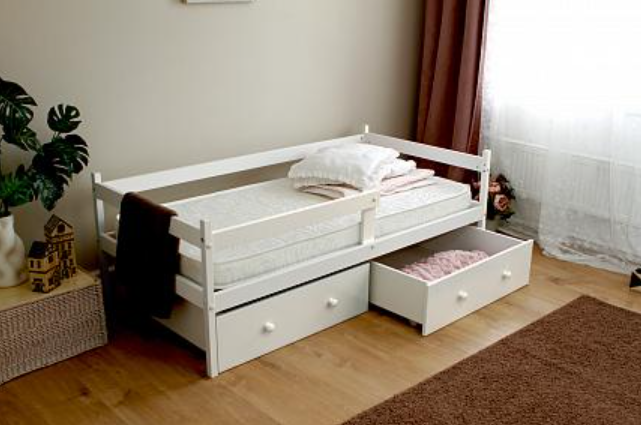 Кровать детская 160*80 Tomix Honey, белый - фото 2 - id-p93025347