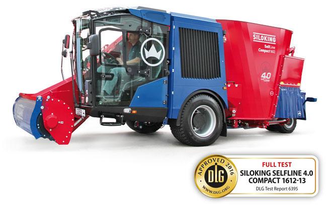 Cамоходный смеситель-кормораздатчик SILOKING SelfLine 4.0 Compact 1612 16 м³, фото 1