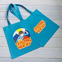 Сумки шоперы с принтом