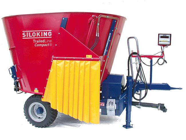 Прицепной смеситель-кормораздатчик SILOKING TrailedLine Classic Compact 9м³