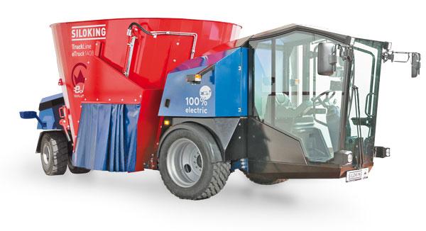 Электрический самоходный смеситель-кормораздатчик SILOKING TruckLine e.0 eTruck 1408 10 м³