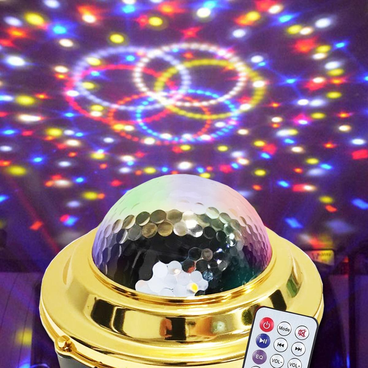 Диско-шар светодиодный MP3 Magic Ball Light RHD225J 9 режимов led-подсветки с динамиком и блютузом - фото 3 - id-p93028860
