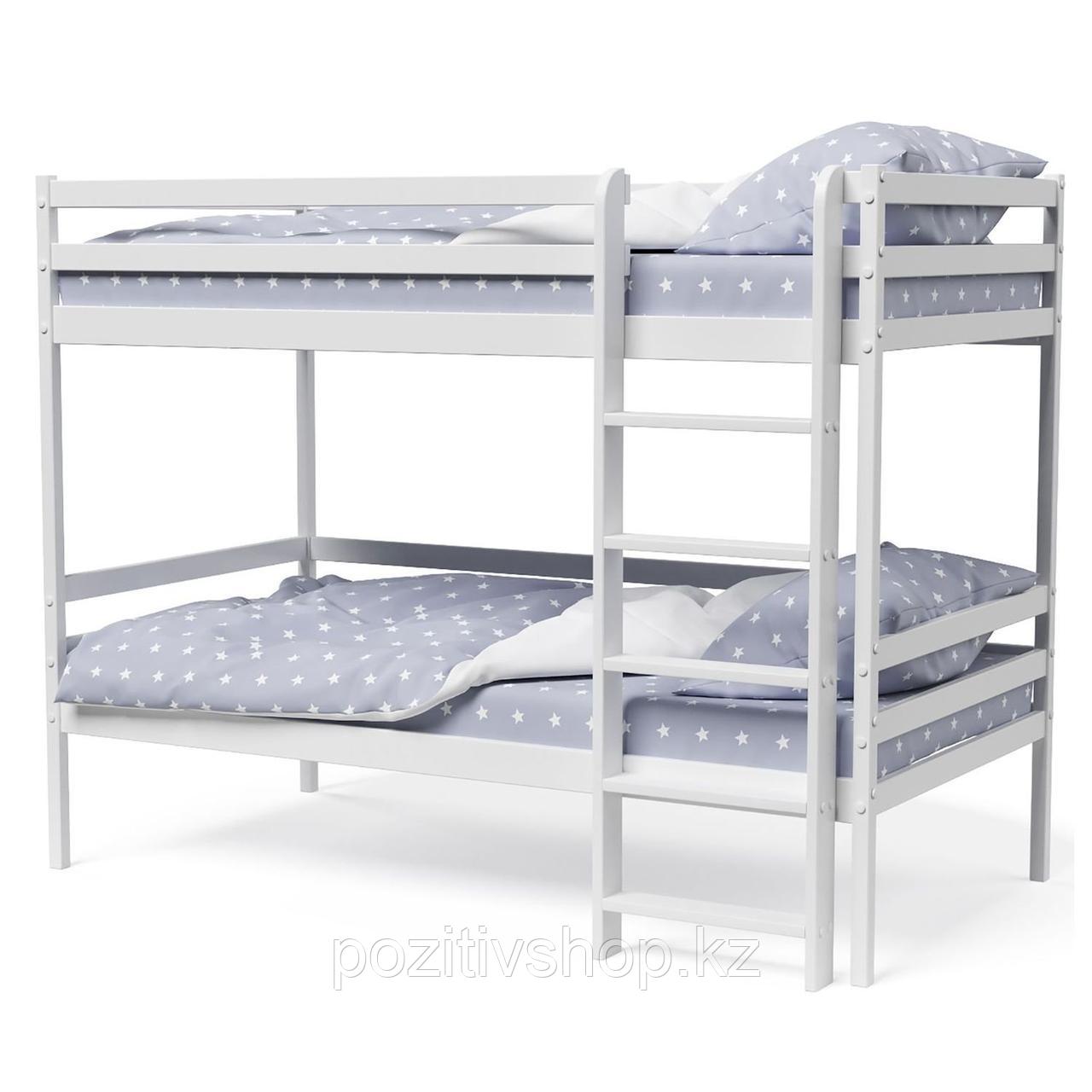 Кровать двухъярусная Tomix Twin белый - фото 5 - id-p93041876