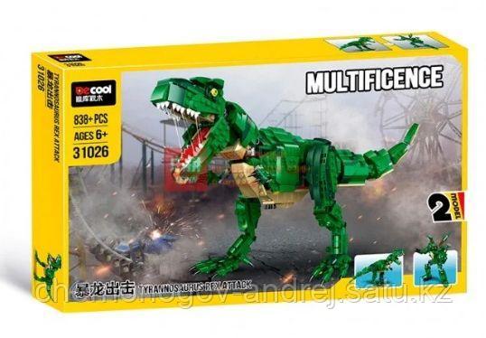 Конструктор аналог лего Lego Decool 31026 Тираннозавр - трансформер