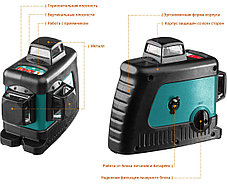 Нивелир лазерный Kraftool, 20-70 м, 360 градусов, сверхъяркий, IP54, точн. 0,2 мм/м, со штативом (34640-3), фото 3