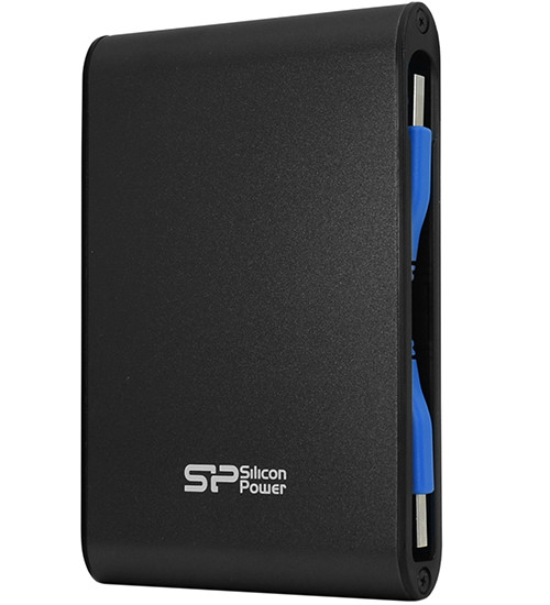 Внешний жесткий диск Silicon Power A80  SP020TBPHDA80S3K 2 TB черный