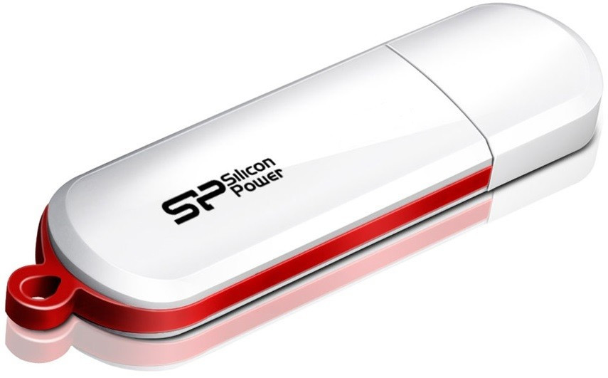 USB-флешка Silicon Power LuxMini 320 SP064GBUF2320V1W white